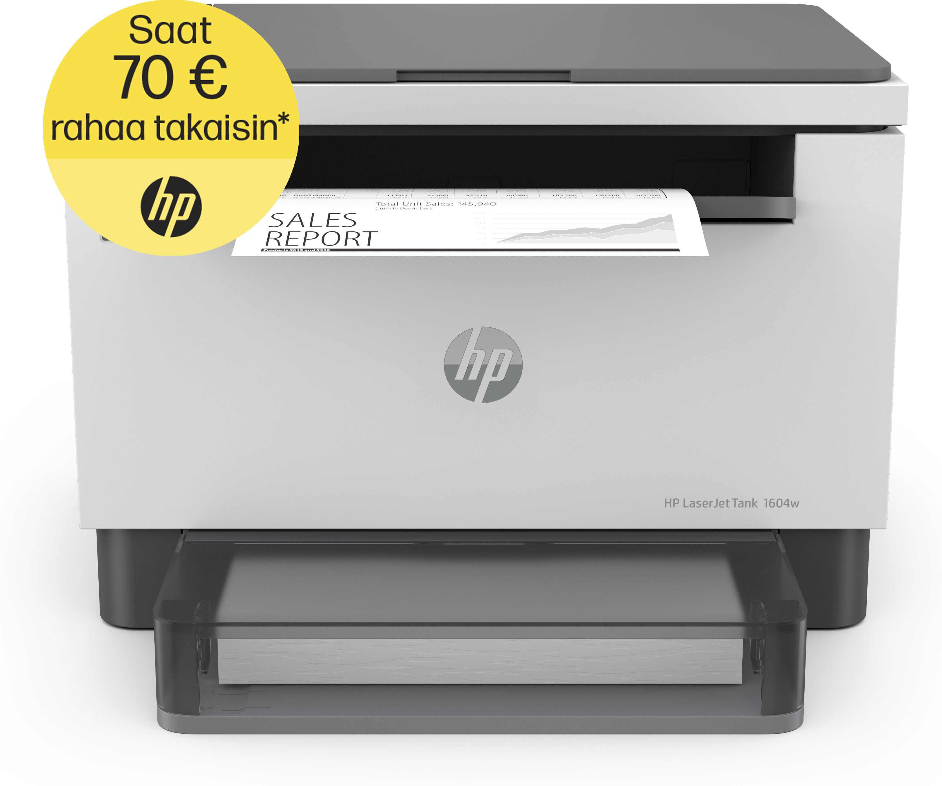 HP LaserJet Tank MFP 1604W Print copy scan 22ppm Printer